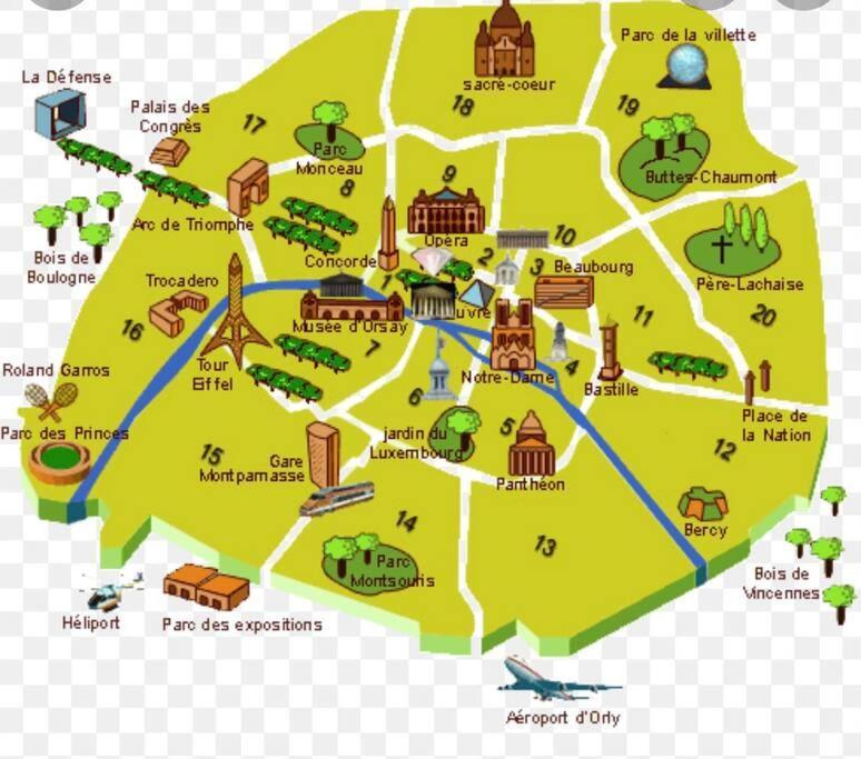 Disney Cocooning A 5 Minutes Du Parc Кувре Екстериор снимка