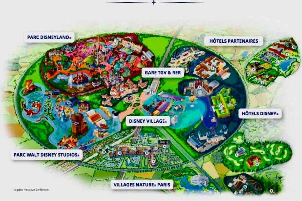 Disney Cocooning A 5 Minutes Du Parc Кувре Екстериор снимка